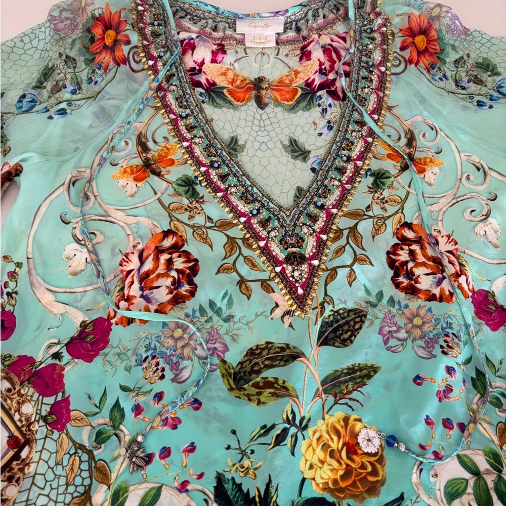Camilla Multicolor Floral Dress - Picture 10 of 11